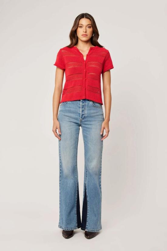  롤라스 데님 팬츠 이스트코스트 플레어 진 빈티지 인디고 - ROLLAS