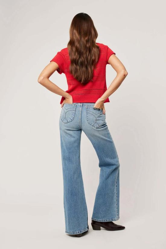  롤라스 데님 팬츠 이스트코스트 플레어 진 빈티지 인디고 - ROLLAS