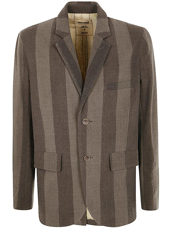  우마 왕 수트 자켓 UM6512 UW086 GREY BROWN