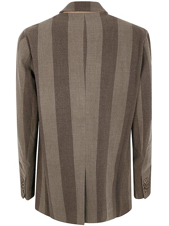  우마 왕 수트 자켓 UM6512 UW086 GREY BROWN - UMA WANG