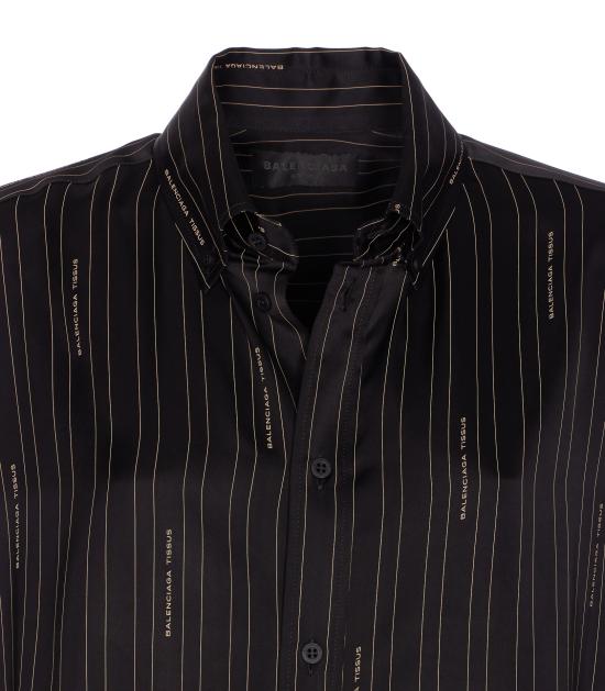 25FW 발렌시아가 셔츠 841012 TSLA61264 Black - BALENCIAGA
