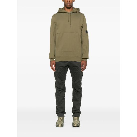 25FW 씨피 컴퍼니 후드 티셔츠 MSS714A00 5086W 652 GREEN - C.P. COMPANY