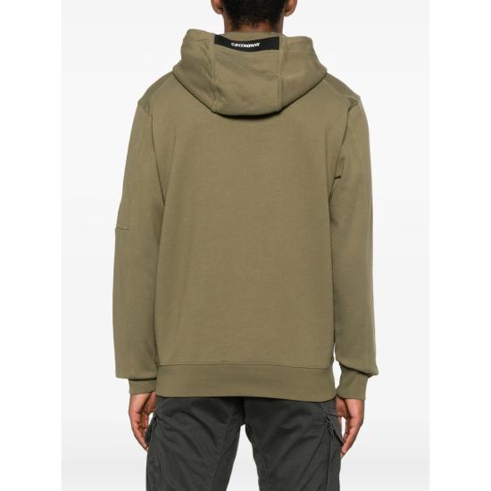 25FW 씨피 컴퍼니 후드 티셔츠 MSS714A00 5086W 652 GREEN - C.P. COMPANY