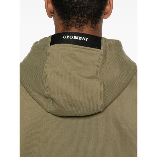 25FW 씨피 컴퍼니 후드 티셔츠 MSS714A00 5086W 652 GREEN - C.P. COMPANY