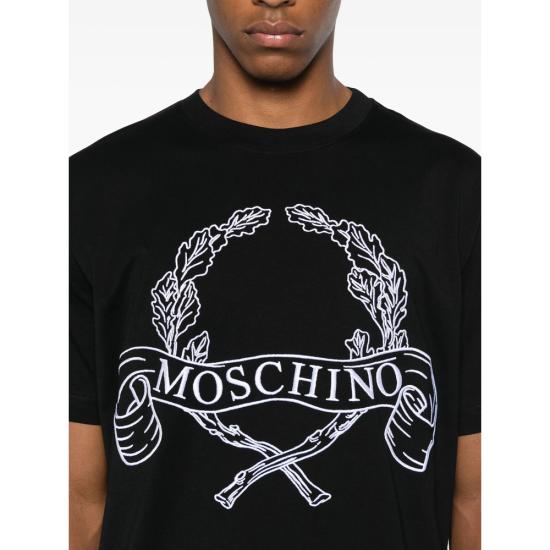 25FW 모스키노 반팔 티셔츠 5241 A0722 1555 BLACK - MOSCHINO