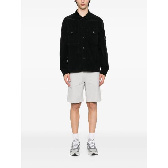 25FW 씨피 컴퍼니 셔츠 MOS072A00 6410O 999 BLACK - C.P. COMPANY