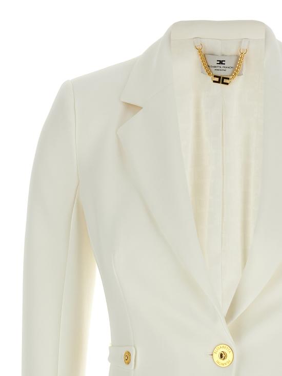 25FW 엘리자베타프랜치 수트 세트 GI17556E2360 White - ELISABETTA FRANCHI