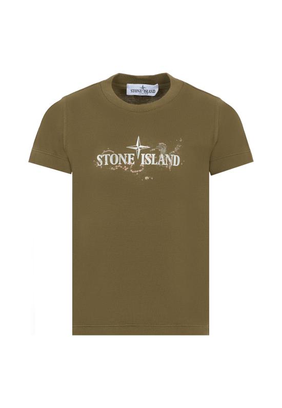 25FW [키즈] 스톤 아일랜드 티셔츠 K2S16 2100010 S0259 V0054 GREEN