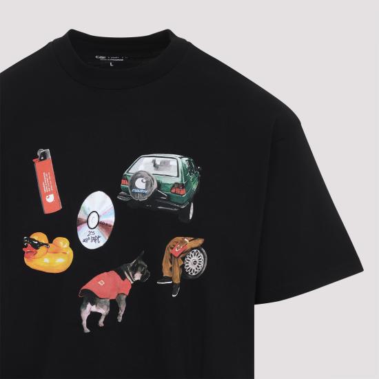  칼하트 WIP 반팔 티셔츠 I034780 89XX BLACK DOM - CARHARTT WIP