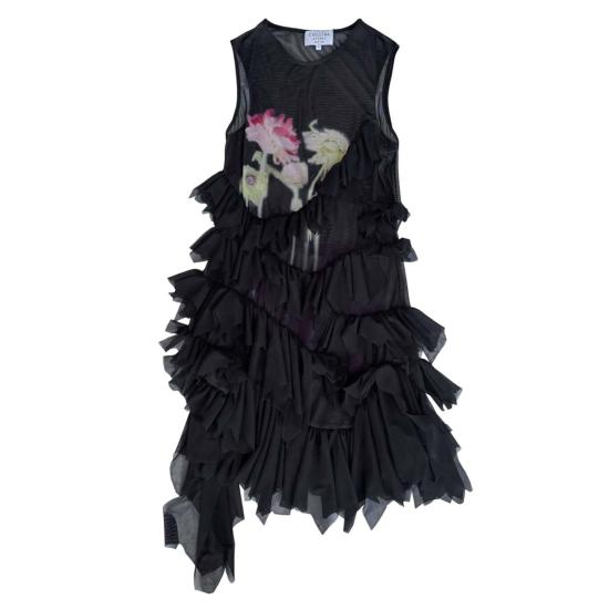  콜리나 스트라다 원피스 네틀 드레스 블랙 플라워 드립