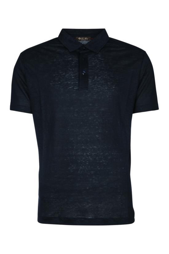  로로피아나 폴로 티셔츠 FAI1314 W000 BLUE NAVY DOM