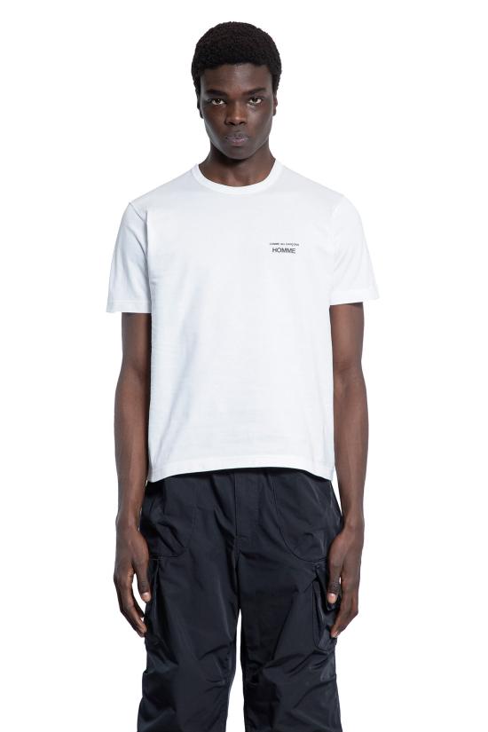  꼼데가르송 반팔 티셔츠 HOT1010513 WHITE DOM - COMME DES GARCONS