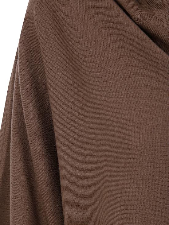 25FW 막스마라 후드 티셔츠 2521346041600 004 BROWN - MAX MARA