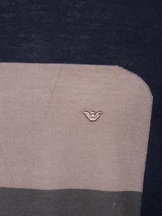 25FW 엠포리오 아르마니 스웨터 EM002423AF14199 F8083 BLACK - EMPORIO ARMANI