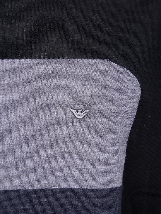 25FW 엠포리오 아르마니 스웨터 EM002423AF14199 F8084 GREY - EMPORIO ARMANI