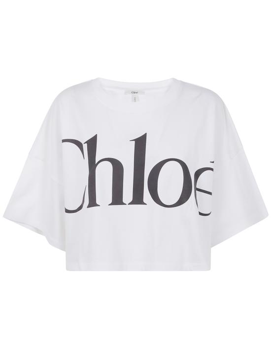 25FW 끌로에 반팔 티셔츠 CH24AJH09183097 101 WHITE