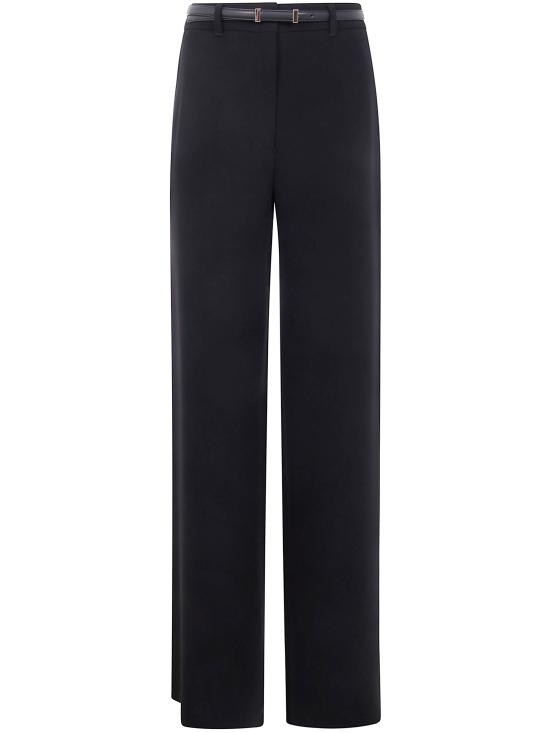 25FW 막스마라 스튜디오 스트레이트 팬츠 2526136011600 001 BLACK