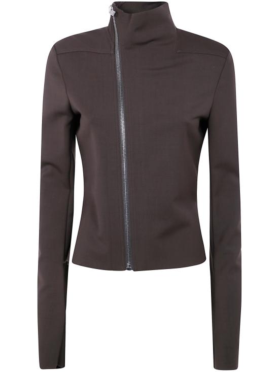 25FW 릭 오웬스 가죽 자켓 RP02E4701WST 78 GREY