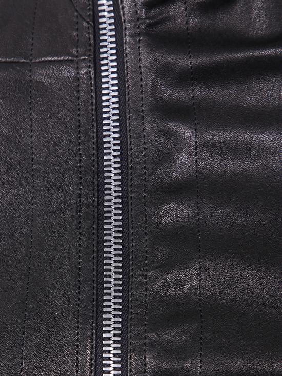 25FW 릭 오웬스 가죽 자켓 RP02E4701LSV 09 BLACK - RICK OWENS