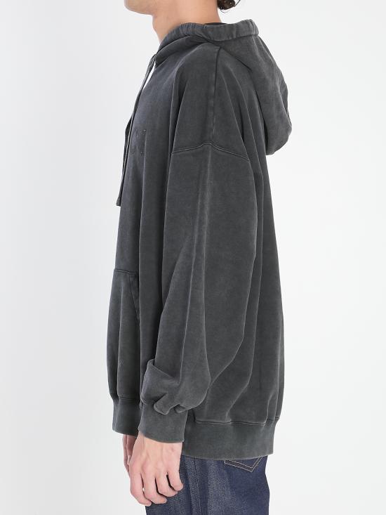 25FW 구찌 더블 코튼 저지 스웨트셔츠  795470XJHD3 1000 GREY - GUCCI