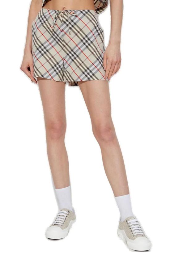 25FW 버버리 체크 코튼 파자마 쇼츠  8110952 C3130 CHIPPINGIPCHECK - BURBERRY