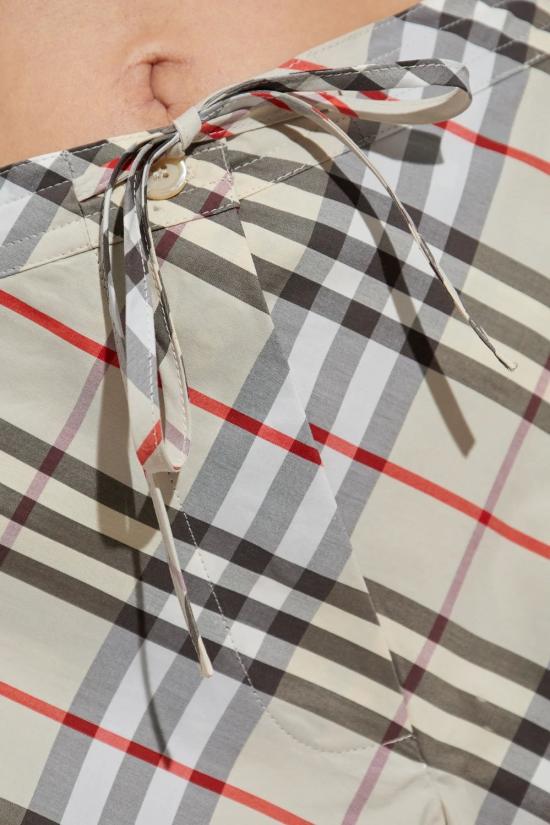 25FW 버버리 체크 코튼 파자마 쇼츠  8110952 C3130 CHIPPINGIPCHECK - BURBERRY