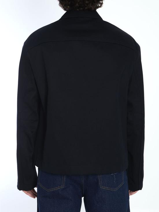 25SS 구찌 개버딘 집업 재킷 809690ZAR5E 4440 BLACK - GUCCI