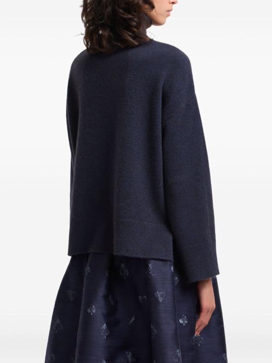 25FW 엠포리오 아르마니 터틀넥 EW001260AF19918UB092 BLUE - EMPORIO ARMANI