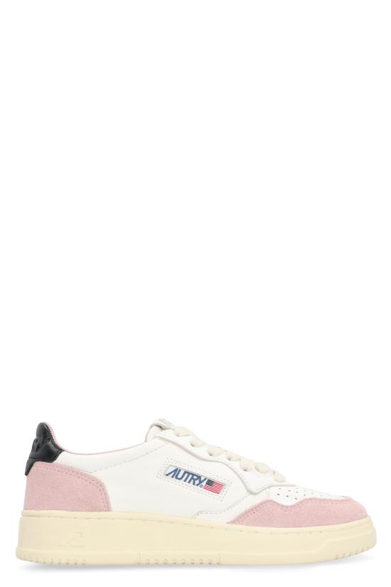 25SS 오트리 메달리스트 로우 레더 스니커즈 AULWGS20 White