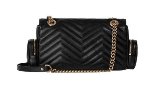  구찌 GG 마몽 스몰 멀티 포켓백 795228AADPJ1000 BLACK - GUCCI