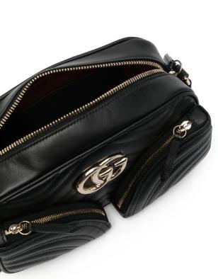  구찌 GG 마몽 스몰 크로스백 798715AADPJ1000 BLACK - GUCCI