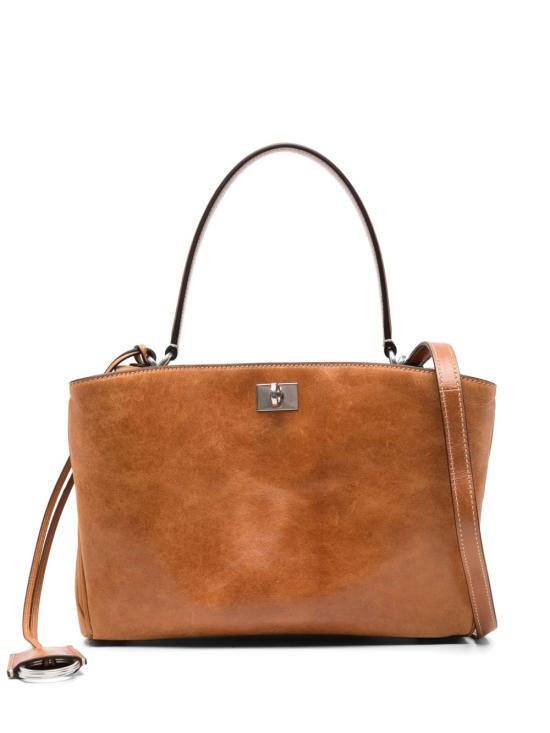 26FW 발렌시아가 로데오 스몰 핸드백 7897792ABP7 2753 BROWN