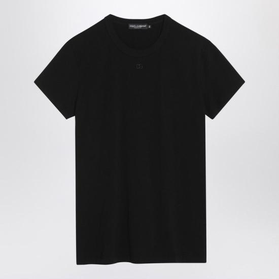 25FW 돌체앤가바나 반팔 티셔츠 G8SX0ZG7PIYN0000 black