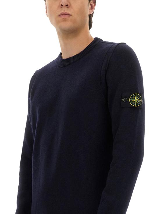 25FW 스톤 아일랜드 스웨터 5100072S00A3V0020 blue - STONE ISLAND