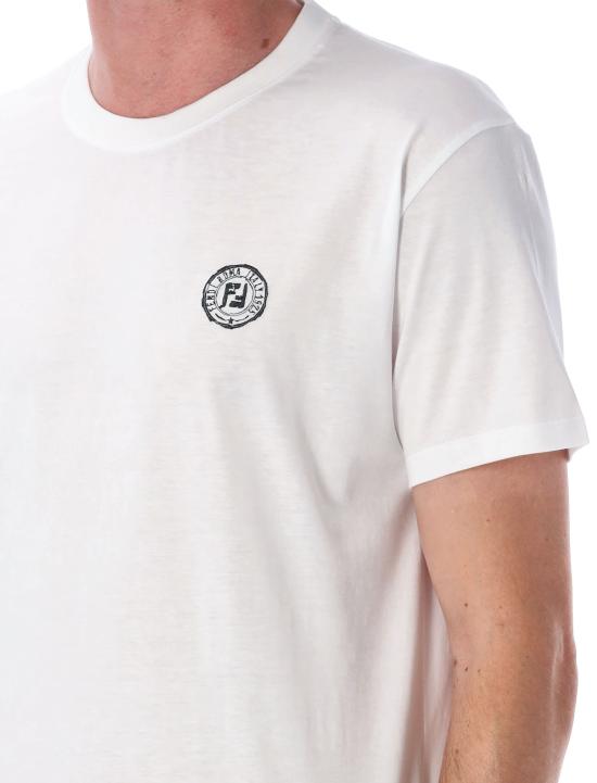 25SS 펜디 코튼 티셔츠 FY1319AV0H F0QA0 WHITE - FENDI