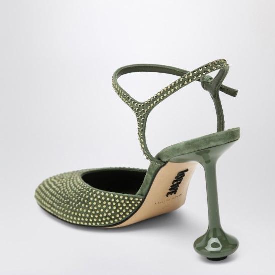 25FW 로에베 힐/펌프스 LLSTS01X25SUE 4430 BROWN - LOEWE