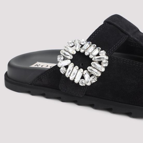 25FW 로저비비에 샌들 RVW62542100HG0 B999 BLACK - ROGER VIVIER