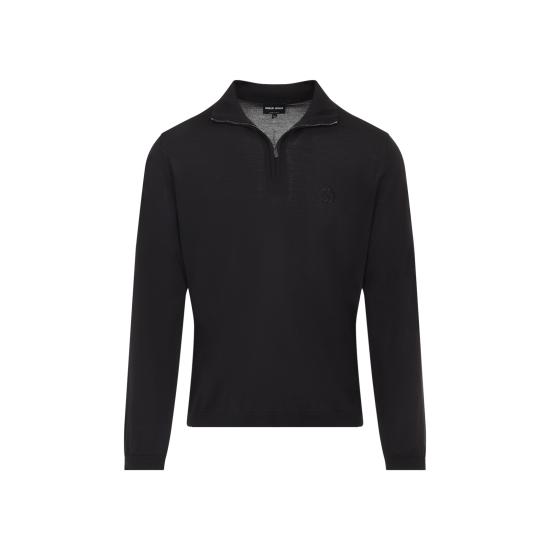 25FW 조르지오 아르마니 집업 니트 GM001955AF19068 U6280 BROWN