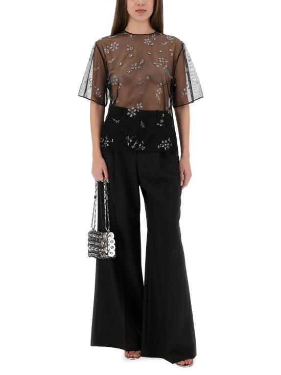 25FW 파코라반 반팔 티셔츠 25ACTO113PA0210 P001 BLACK - PACO RABANNE