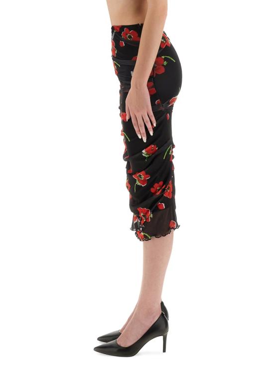 25FW 모스키노 스커트 04138241 1555 BLACK - MOSCHINO