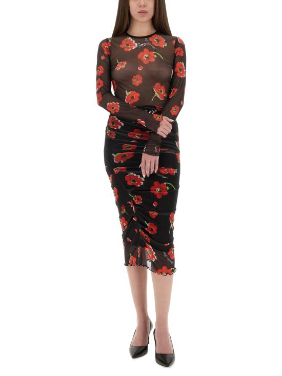 25FW 모스키노 스커트 04138241 1555 BLACK - MOSCHINO