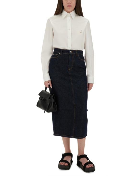 25FW 모스키노 셔츠 02315531 1001 WHITE - MOSCHINO