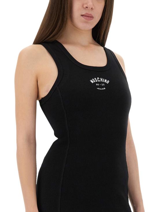 25FW 모스키노 롱 원피스 04148237 1555 BLACK - MOSCHINO