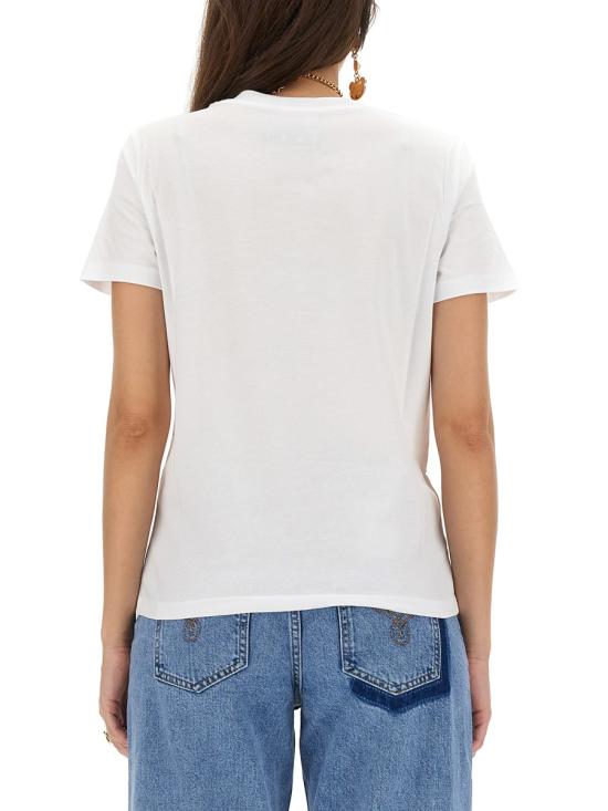 25FW 모스키노 반팔 티셔츠 07025541 1001 WHITE - MOSCHINO