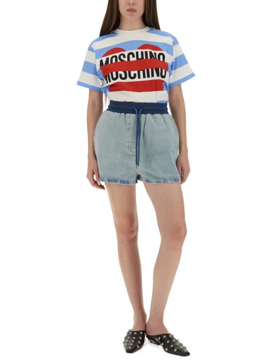 25FW 모스키노 반팔 티셔츠 07168236 2888 MULTICOLOUR - MOSCHINO