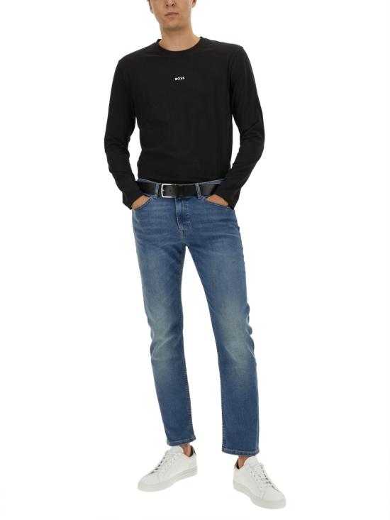 25FW 보스 긴팔 티셔츠 50473286 10242929001 BLACK - BOSS