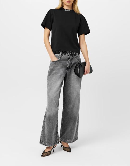 25SS 헤론 프레스톤 반팔 티셔츠 HWAA033C99JER0011001 BLACK - HERON PRESTON