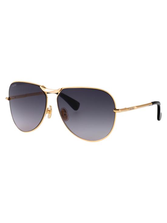 25SS 막스마라 선글라스 MM0134 30B ORO CARICO LUCIDO FUMO GRAD - MAX MARA