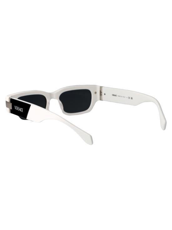 25SS 베르사체 선글라스 0VE4465 545987 TOP BLACK WHITE - VERSACE