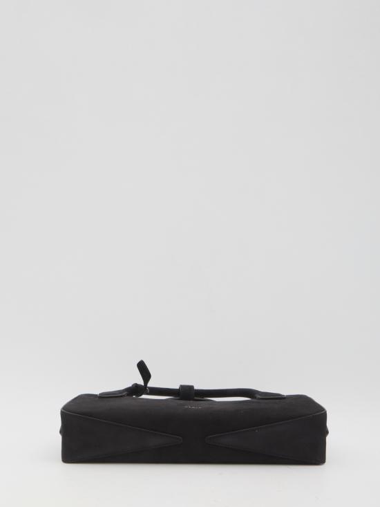 25FW 알라이아 르 테켈 스웨이드 고트스킨 클러치 AA1S06026CA328999 NEGRO - ALAIA